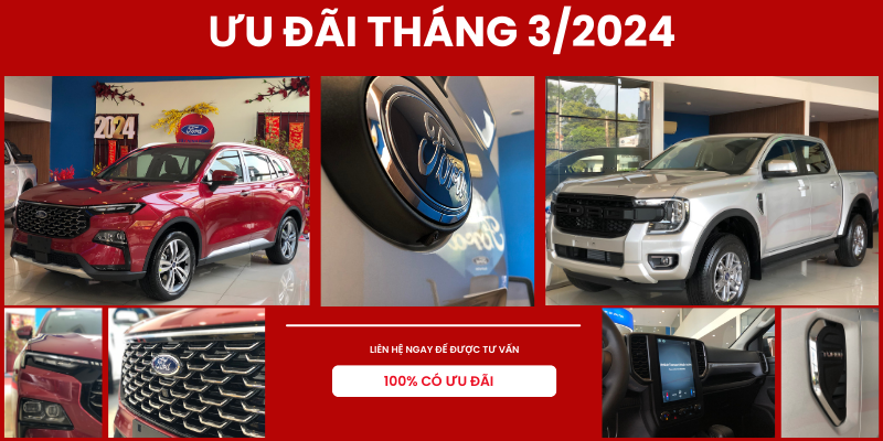 Giá xe Ford Tốt Nhất 3/2024 ở Long An